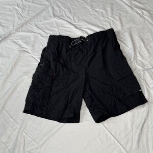 Columbia Authentic Issue Shorts Men’s‎ Medium Black Outdoor Hiking Lined Bottoms